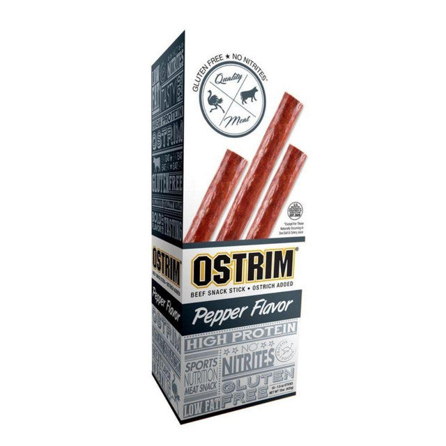 Ostrim Snack Stick Beef and Ostrich Pepper